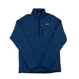 Patagonia Better Sweater 1/4 Zip Fleece Pullover Navy Blue Men’s Small